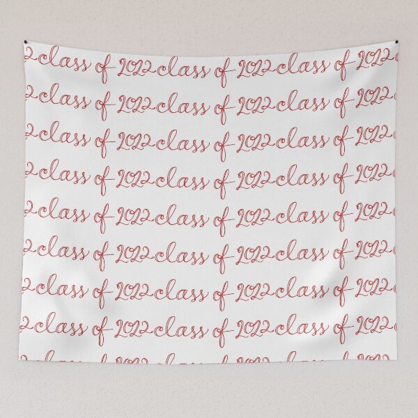 Item preview, Class of 2022 Cursive Red designed and sold by CGBCreative.