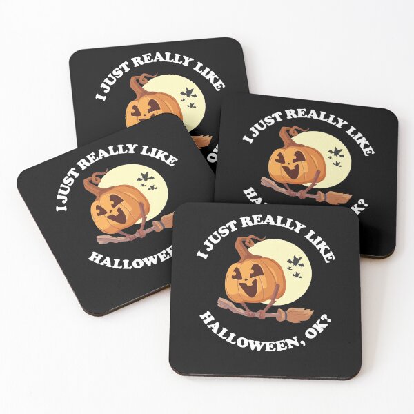 Item preview, I Just Really Like Halloween Ok? Halloween Pumpkin designed and sold by wdyoungblood.
