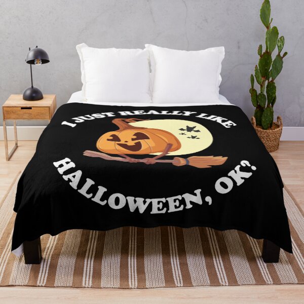 Item preview, I Just Really Like Halloween Ok? Halloween Pumpkin designed and sold by wdyoungblood.