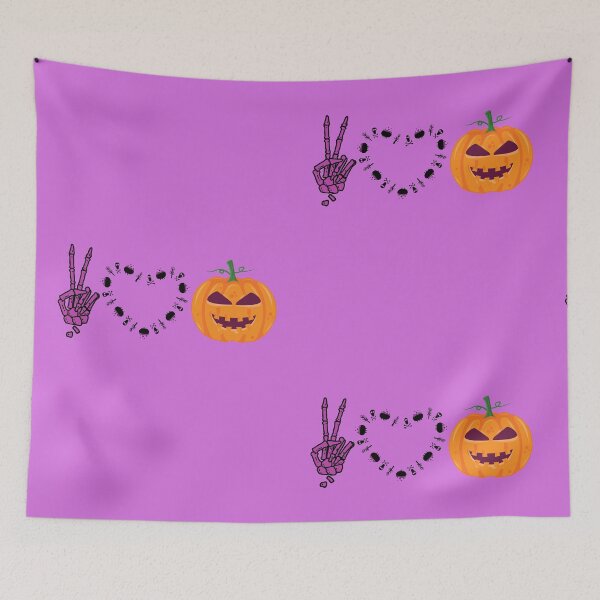 Item preview, Peace, Love, Halloween  designed and sold by PlumNearly.