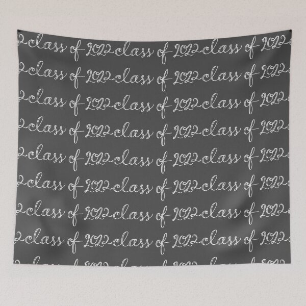 Item preview, Class of 2022 Cursive White designed and sold by CGBCreative.