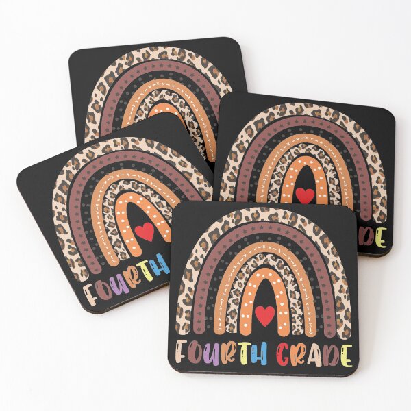 Item preview, Leopard Rainbow Fourth Grade Teacher First Day Of School designed and sold by Tatus Brinal.