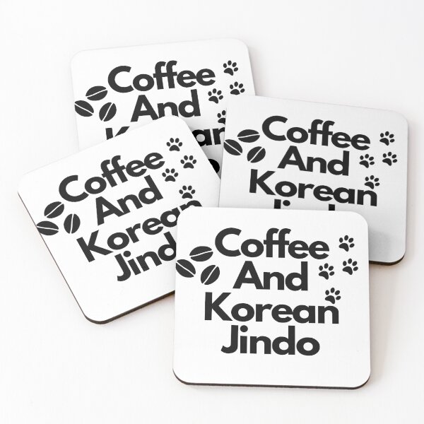Item preview, Coffee And Korean Jindo designed and sold by Water Flick.