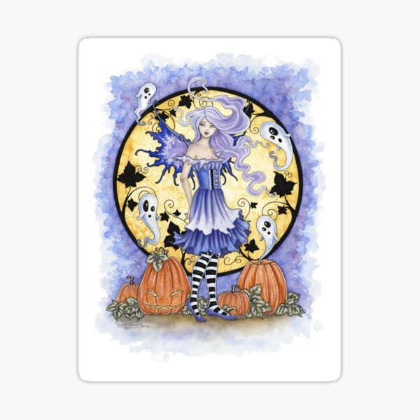 Item preview, Haunted Pumpkin Patch designed and sold by AmyBrownArt.