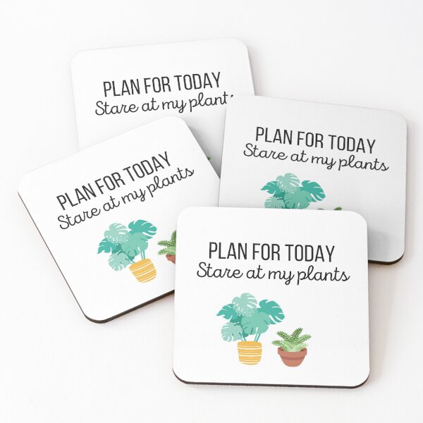 Item preview, Plan For Today Stare At My Plants designed and sold by WoofKlan.
