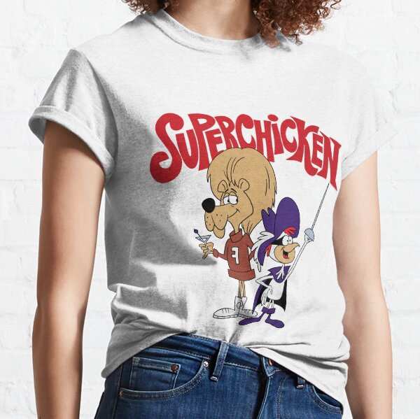 Tribute to Jay Ward's Classic "Super Chicken" Cartoon with Superchicken and Fred Classic T-Shirt