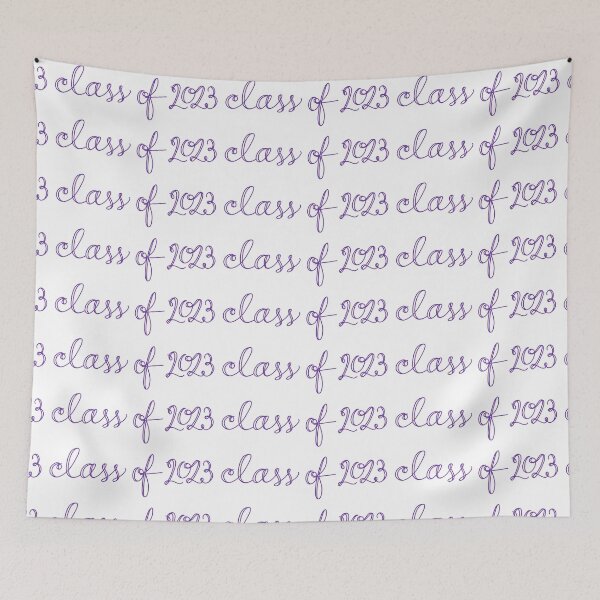 Item preview, Class of 2023 Cursive Purple designed and sold by CGBCreative.