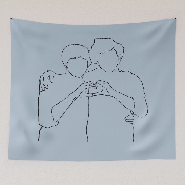 Item preview, Larry Outline Louis Blue designed and sold by Molly Stern.