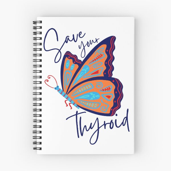 Item preview, Save your thyroid (multicolored butterfly) designed and sold by itsmejenagain.