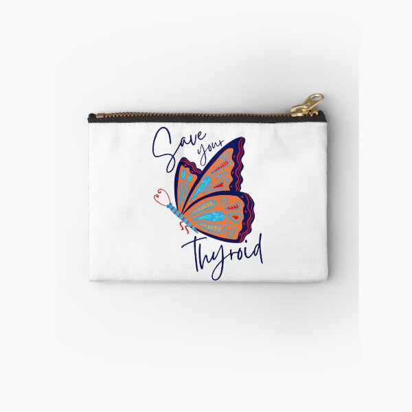 Item preview, Save your thyroid (multicolored butterfly) designed and sold by itsmejenagain.