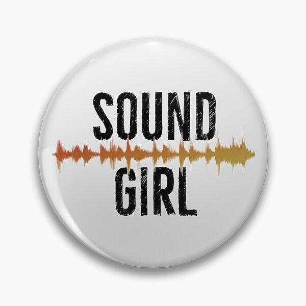 Item preview, Sound Girl Audio Wave | Yellow designed and sold by DanLopesMerch.