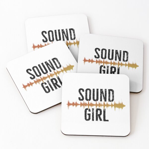 Item preview, Sound Girl Audio Wave | Yellow designed and sold by DanLopesMerch.
