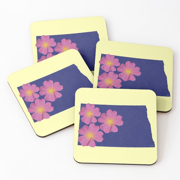 Item preview, North Dakota Wild Prairie Rose designed and sold by Lavenderbuttons.
