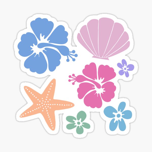 Random Sticker Pack, Aesthetic Sticker, Coconut Girl Sticker