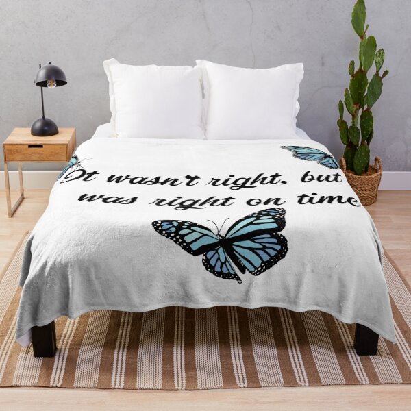 Item preview, Right On Time Blue Butterflies designed and sold by CMORRISON12345.