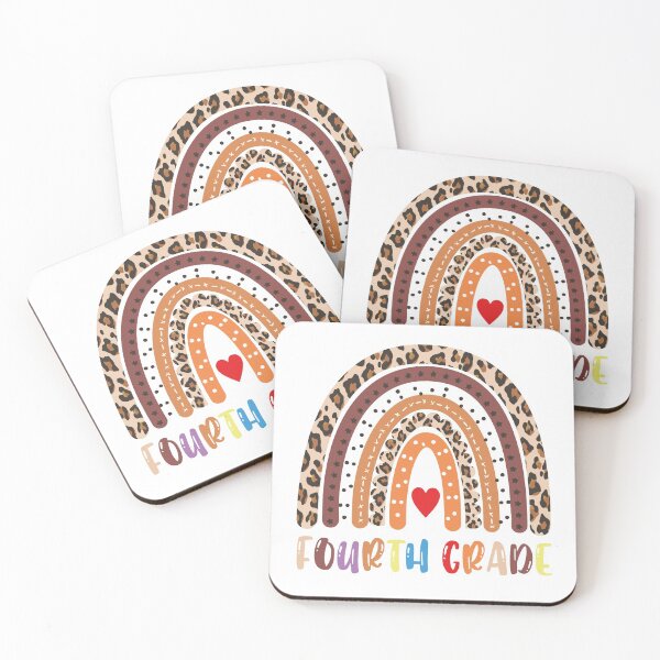 Item preview, Leopard Rainbow Fourth Grade Teacher First Day Of School designed and sold by Tatus Brinal.