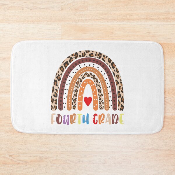 Item preview, Leopard Rainbow Fourth Grade Teacher First Day Of School designed and sold by Tatus Brinal.
