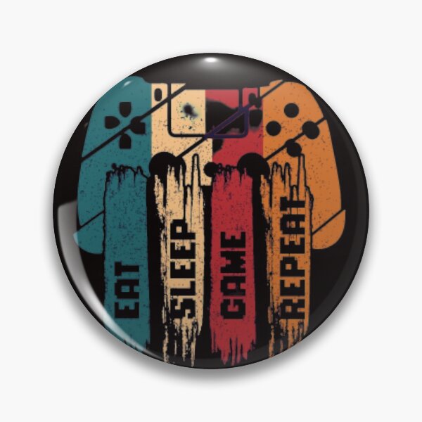 Item preview, Eat sleep game and repeat  designed and sold by Sassylife.