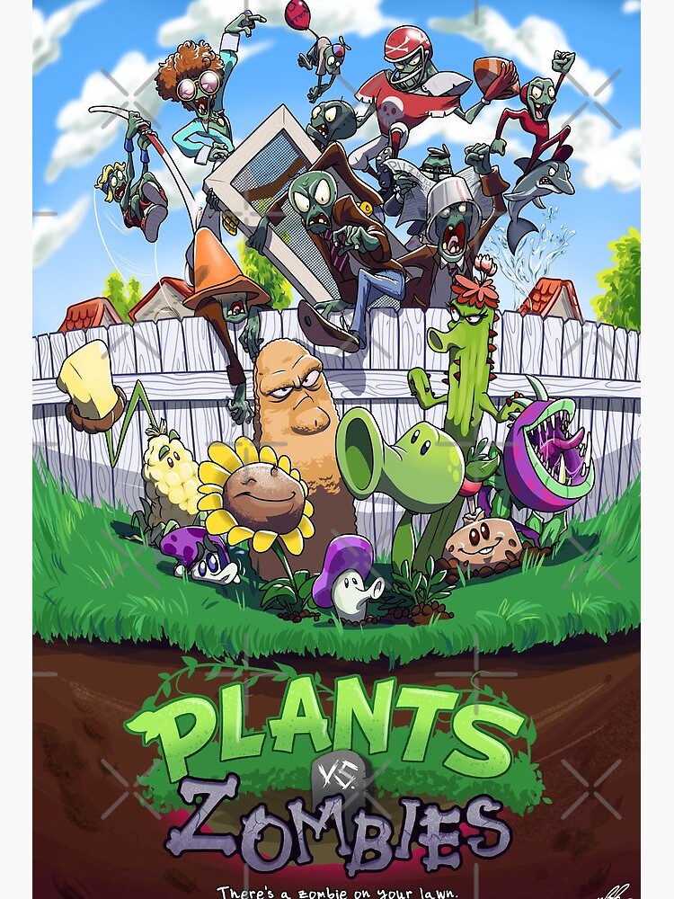 plant vs zombie 5 | Art Board Print