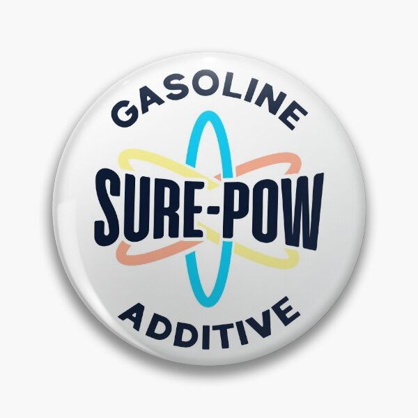 Item preview, Sure-Pow Gasoline Additive (Logo Only - White) designed and sold by Justin Ellis.