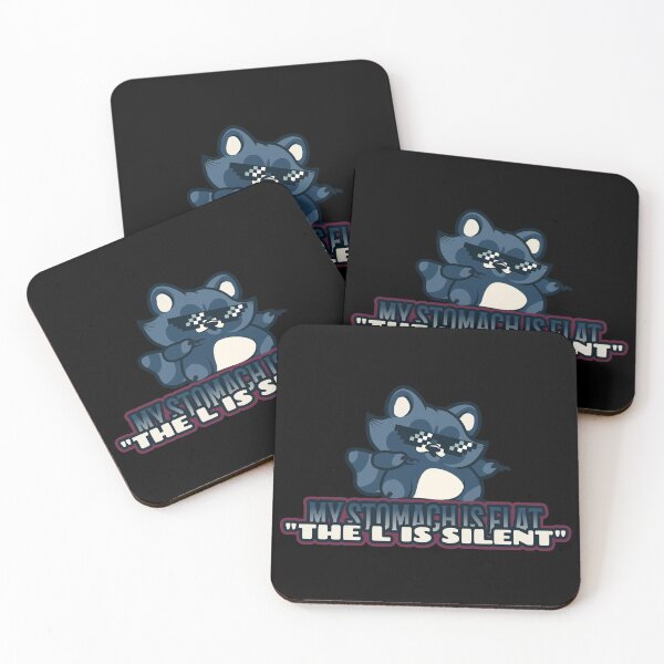 Item preview, My stomach is flat "The L is silent" designed and sold by glitchman2.