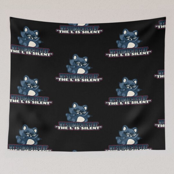Item preview, My stomach is flat "The L is silent" designed and sold by glitchman2.