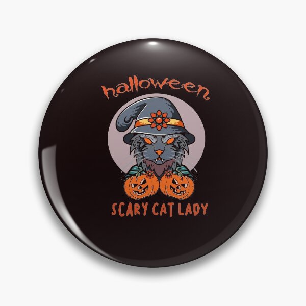 Item preview, halloween scary cat ladyShirts, Funny Halloween Shirts, Witch Shirt, Basic Witch Shirt. designed and sold by shopenew ⭐⭐⭐⭐⭐.