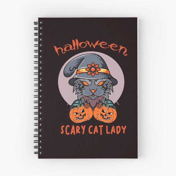 Item preview, halloween scary cat ladyShirts, Funny Halloween Shirts, Witch Shirt, Basic Witch Shirt. designed and sold by shopenew ⭐⭐⭐⭐⭐.