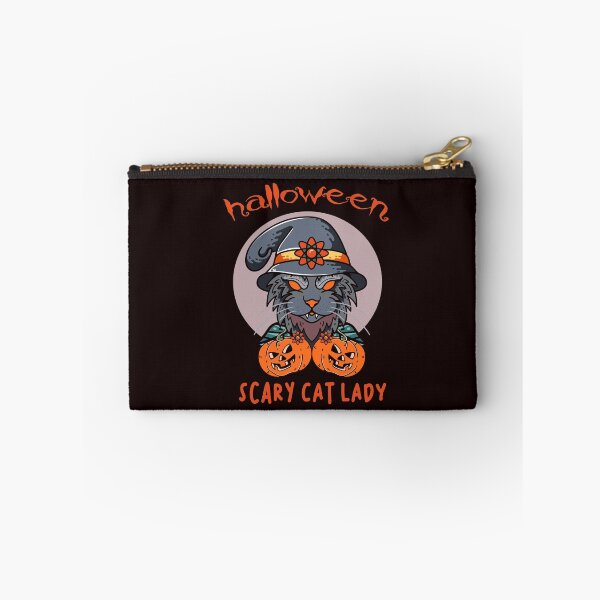 Item preview, halloween scary cat ladyShirts, Funny Halloween Shirts, Witch Shirt, Basic Witch Shirt. designed and sold by shopenew ⭐⭐⭐⭐⭐.