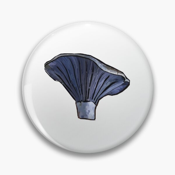 Item preview, Lactarius Indigo mushroom designed and sold by GentlyUsedLamp.