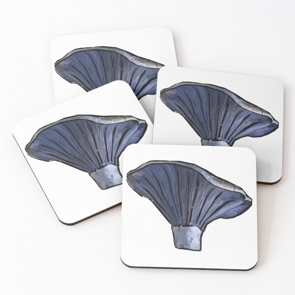 Item preview, Lactarius Indigo mushroom designed and sold by GentlyUsedLamp.