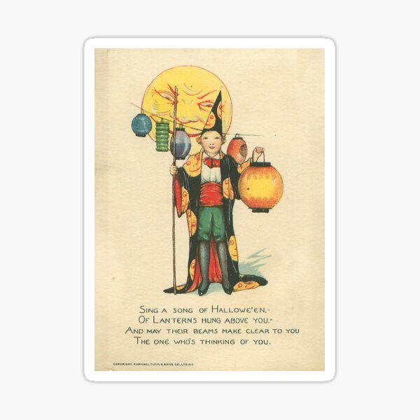 Item preview, Vintage Halloween Card from Tuck Postcards (1918) designed and sold by Douglas E. Welch Design and Photography.