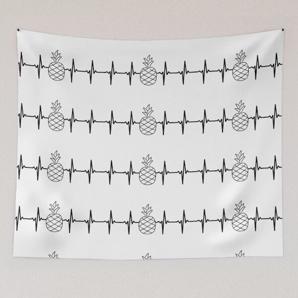 Item preview, pineapple heartbeat. Funny pineapple gift. designed and sold by ronaldsonou.