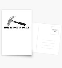 This is not a drill Postcards