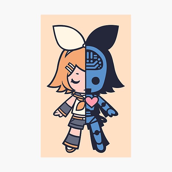 Item preview, Kagamine Rin Kokoro Chibi designed and sold by c10884.