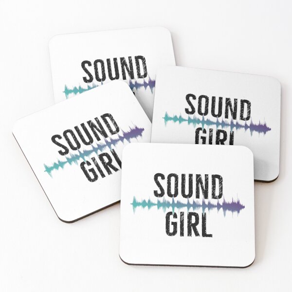 Item preview, Sound Girl Audio Wave | Ocean Blue designed and sold by DanLopesMerch.