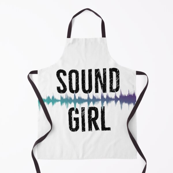 Item preview, Sound Girl Audio Wave | Ocean Blue designed and sold by DanLopesMerch.