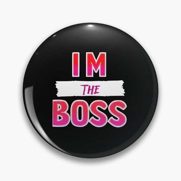 Item preview, im the boss hats designed and sold by AhmedXhah.