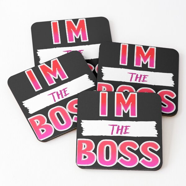 Item preview, im the boss hats designed and sold by AhmedXhah.