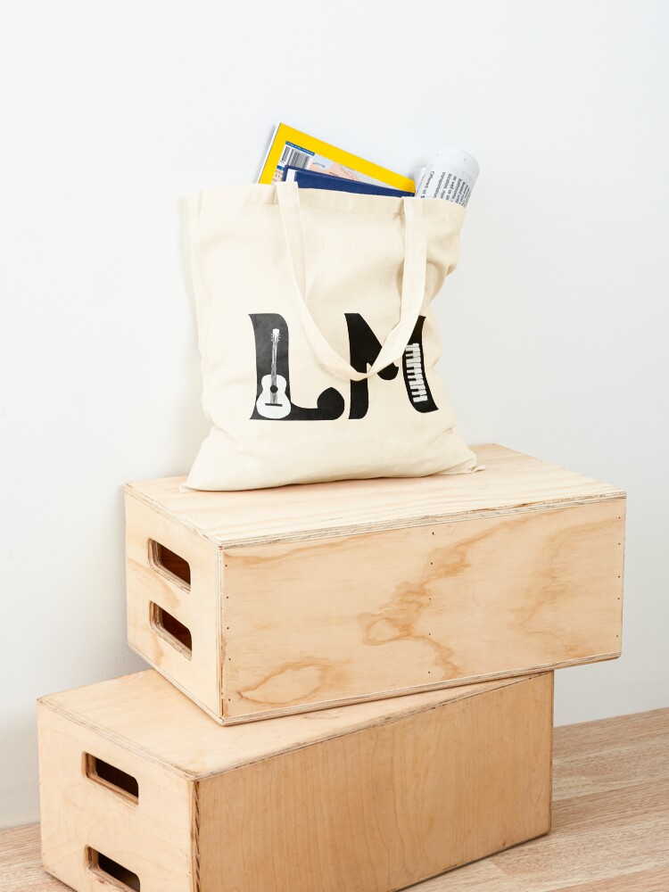 Thumbnail 4 of 5, Tote Bag, Lauryn Marie Initials designed and sold by laurynmmusic.
