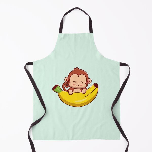 Item preview, Cute monkey holding banana designed and sold by sirineab.