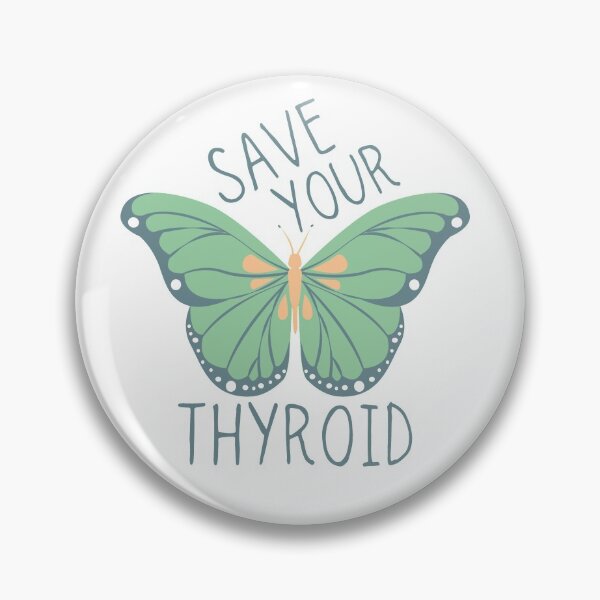 Item preview, Save your thyroid (green butterfly) designed and sold by itsmejenagain.