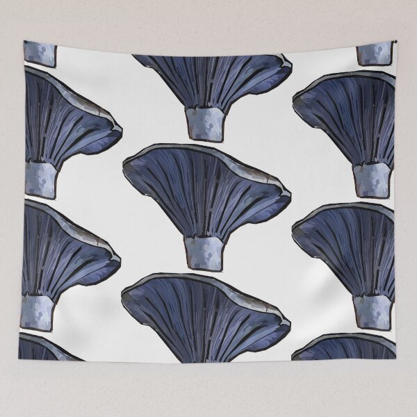 Item preview, Lactarius Indigo mushroom designed and sold by GentlyUsedLamp.