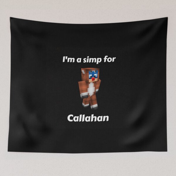 Item preview, I'm a simp for Callahan (Black Base) designed and sold by thecorvidking.