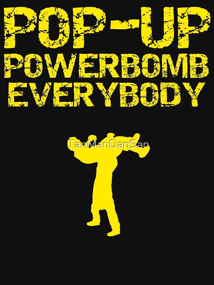 Thumbnail 7 of 7, Classic T-Shirt, Kevin Owens "pop up powerbomb" T - Shirt designed and sold by TanManDanSan.