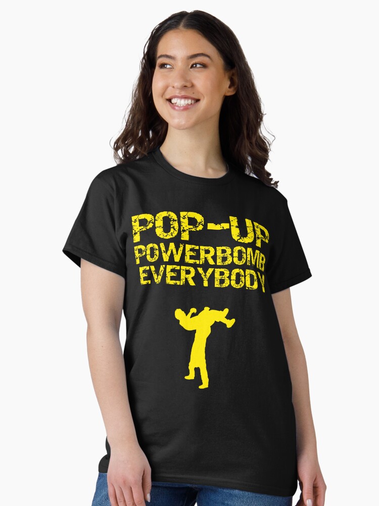 Thumbnail 2 of 7, Classic T-Shirt, Kevin Owens "pop up powerbomb" T - Shirt designed and sold by TanManDanSan.