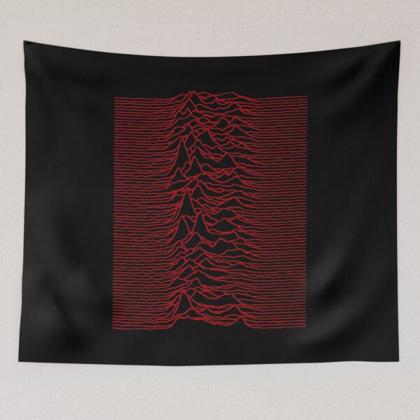Item preview, Unknown Pleasures JD - Pulses from pulsar CP 1919 (red) designed and sold by Negana.