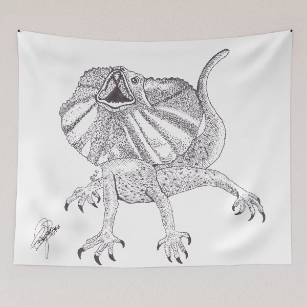 Item preview, Frilled-Neck Lizard designed and sold by BeritValk.