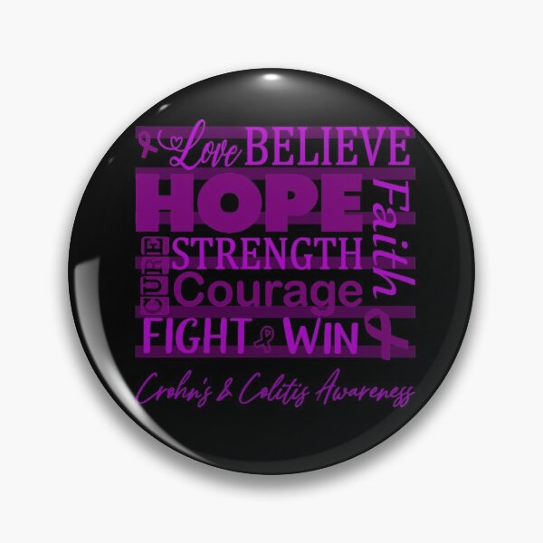 Item preview, Love Believe Hope Crohn's & Colitis Awareness designed and sold by largellie.