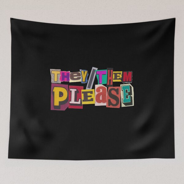 Item preview, They / them please designed and sold by PrettyRansom.
